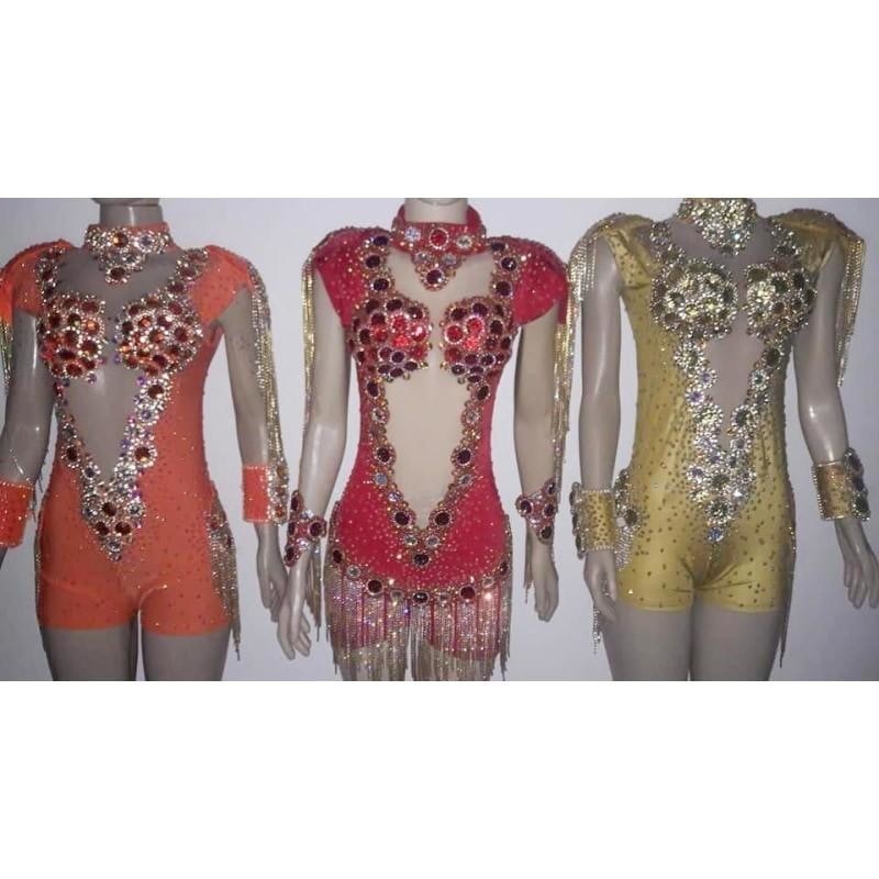 Gleam Radiance One Piece Romper Sparkler - BrazilCarnivalShop