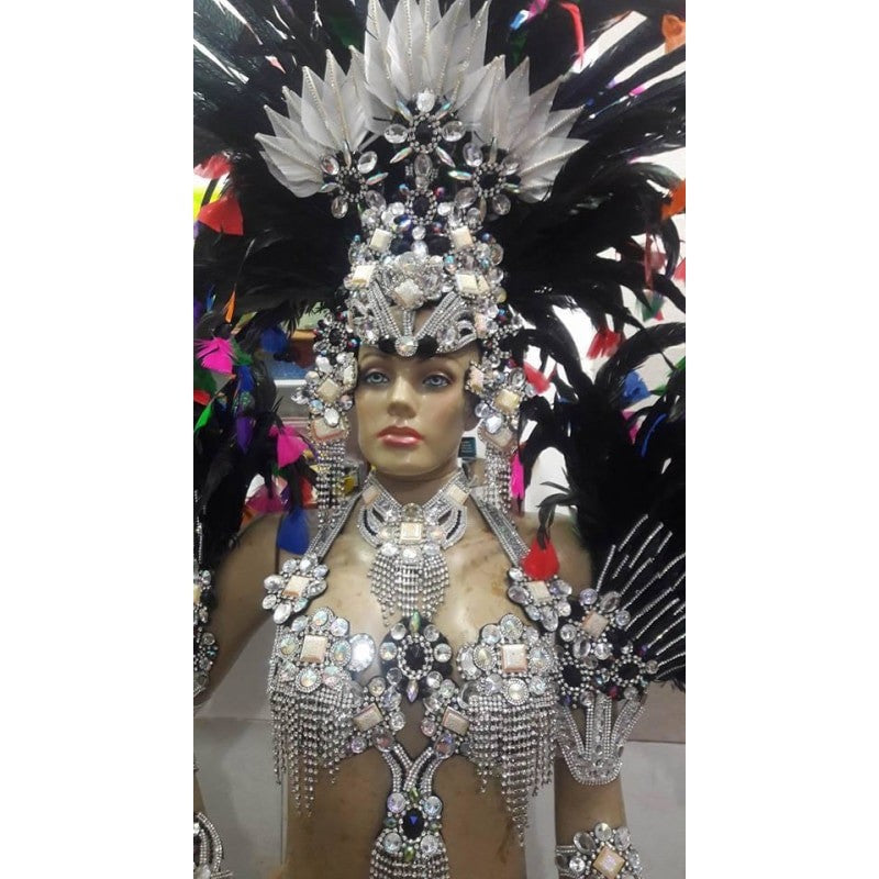 Noir Ultra Luxury Sparkler Samba Complete 10 Piece Costume