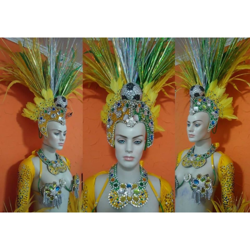 Brazil Futebol Samba Bikini Passista Costume