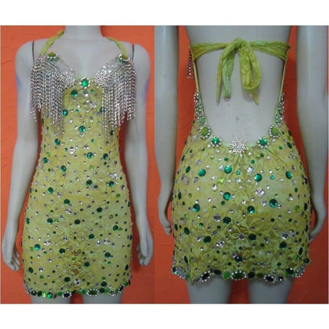 Fringes & Sparkle Samba Show Dress