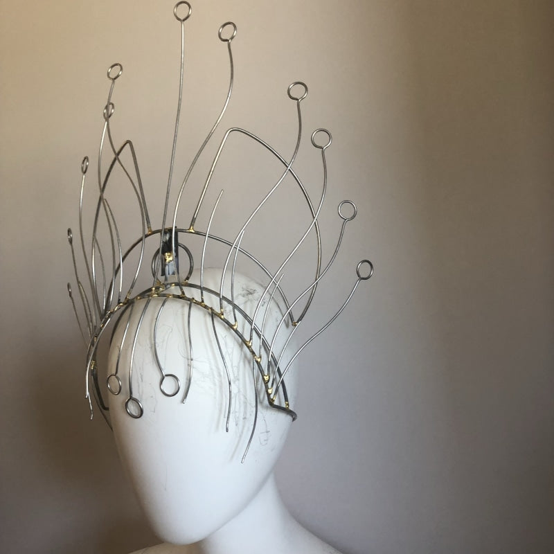 Headdress Wire Frame - Swirl Rays - BrazilCarnivalShop