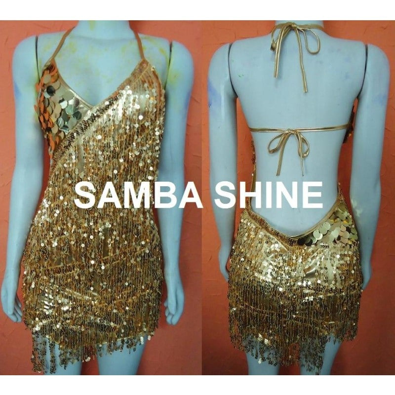 Sequin Tassel Samba Dress - BrazilCarnivalShop