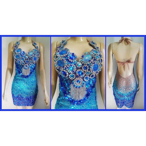 AquaBlue Luxury Bikini Costume