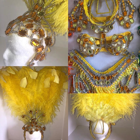 Mangueira Sun & Moon Samba Complete 10 Piece Costume