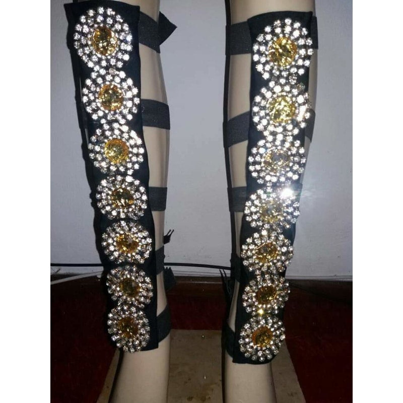 Midnight Brilho One Piece Fringes Sparkler - BrazilCarnivalShop