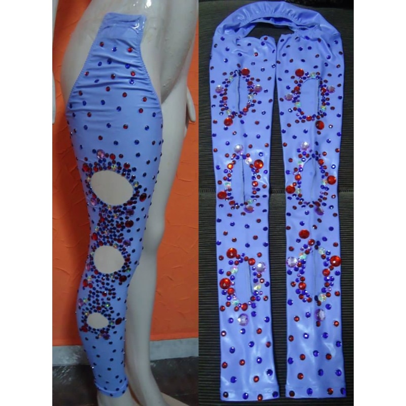 Lilás Samba High Leg & Arm Sleeve - BrazilCarnivalShop