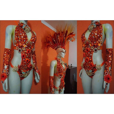 Bejeweled Fascination Complete Samba Costume