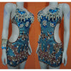 Afro Azul Samba Passista Dress - BrazilCarnivalShop