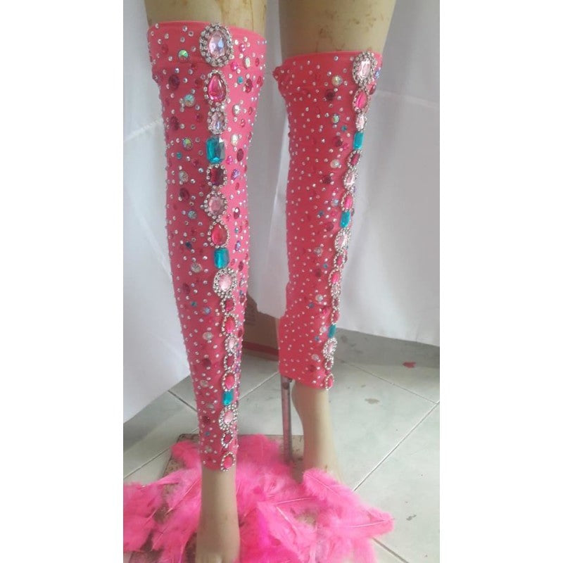 Freesia Crystal & Rhinestones Sparkler Luxury Bikini Samba Costume - BrazilCarnivalShop