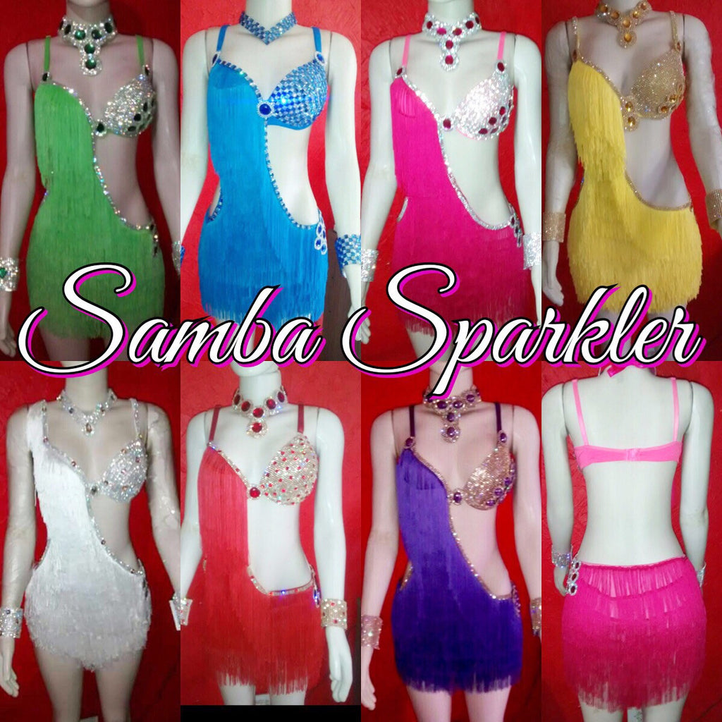 Intense Sparkle Passista Samba Show Dress - BrazilCarnivalShop