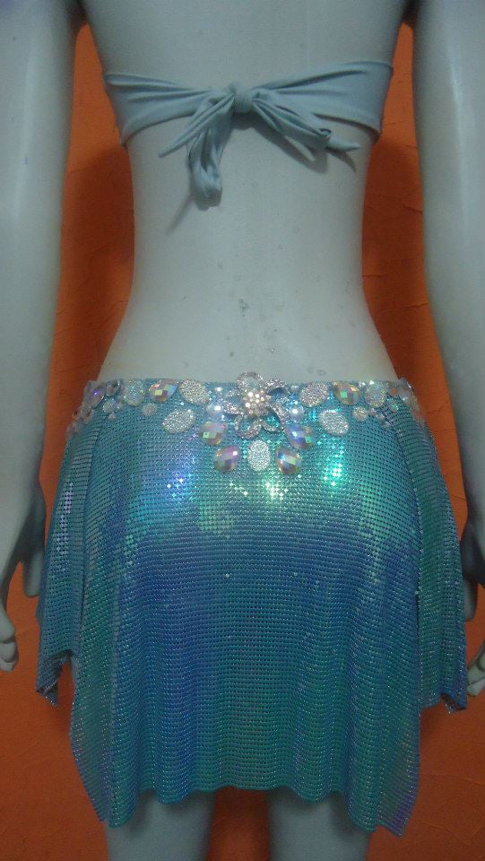 Azure Samba Luxury Dance Wear - BrazilCarnivalShop