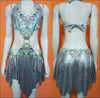Azure Samba Luxury Dance Wear - BrazilCarnivalShop