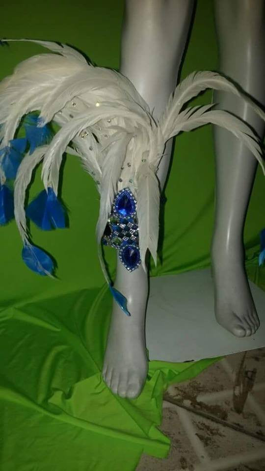 Complete Luminous Show Time One Piece Leotard Set - BrazilCarnivalShop