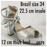 Strappy Professional Carmen Samba Shoes - 34 - BrazilCarnivalShop