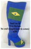 Brazil Knee High Samba Boots - 36 - BrazilCarnivalShop
