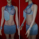 Samba Franjas Passista 2 Pieces with Necklace and Pair Cuffs! - BrazilCarnivalShop