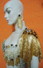 Golden One Piece Diva Mesh Lycra Lace Passista + Bonus Earrings ! - BrazilCarnivalShop