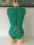 Mocidade Green Bodysuit Covered Up Samba Costume - BrazilCarnivalShop