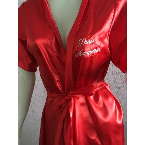 Monogram Passista, Diva, Queen Satin Show Costume Robe - BrazilCarnivalShop