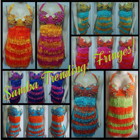 Round Sequins Samba Show Dress