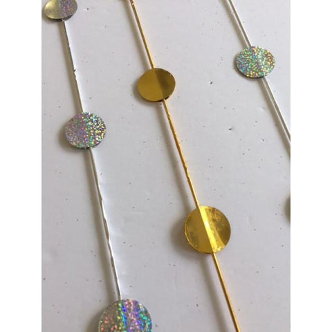 Gold & Silver Dots Acetate - BrazilCarnivalShop