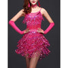Natalia Sequined Princess Sparkling Fringes Dress - BrazilCarnivalShop