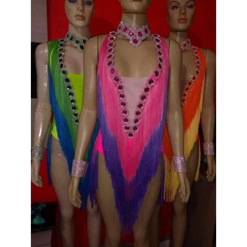 Ultimate Fringes Passista Samba Show One Piece - BrazilCarnivalShop