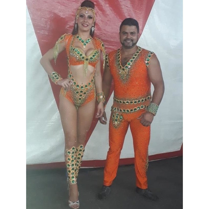 Laranja Samba Sapucaí - BrazilCarnivalShop