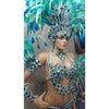 Brittany Blue Luxury 10 Piece Bikini Samba Costume - BrazilCarnivalShop