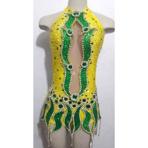 Amanda Sizzling Samba One Piece Show Wear