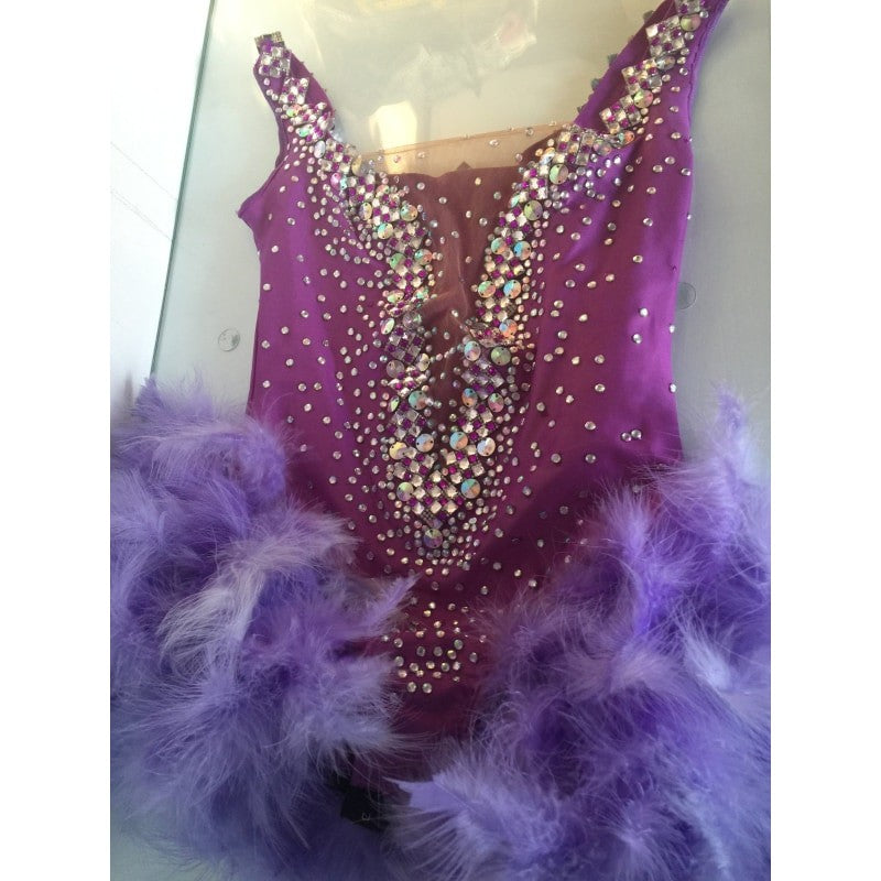 Dreamy Bedazzled Feathery One Piece - BrazilCarnivalShop