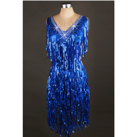 Great Fringes With Sequins Dress