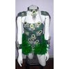 Vera Feathered Samba One Piece Show Costume - BrazilCarnivalShop