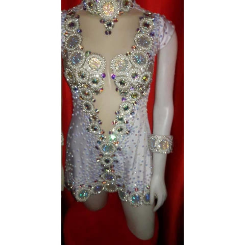 Long Sleeve Sparkle Samba Dress