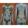 Bianco Star Samba Diva Wear + Necklace - BrazilCarnivalShop