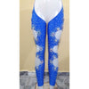 Azul Royal Top & Leg Sleeves - BrazilCarnivalShop