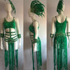 Verde Amazônia Long Fringes - BrazilCarnivalShop