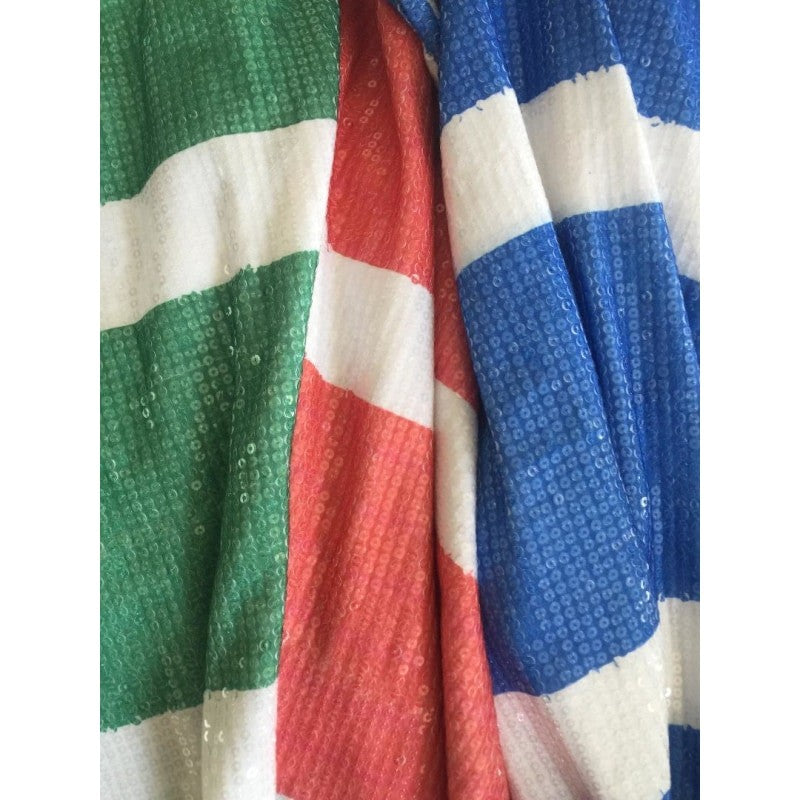 Malandro Wide Stripes Sequinned Samba Gafieira T-Shirt - BrazilCarnivalShop
