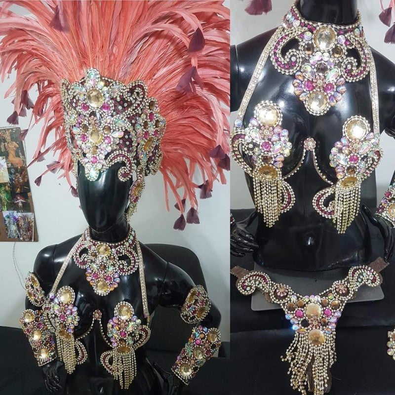 Preciosidade Sambista  Luxury Bikini Samba Costume - BrazilCarnivalShop