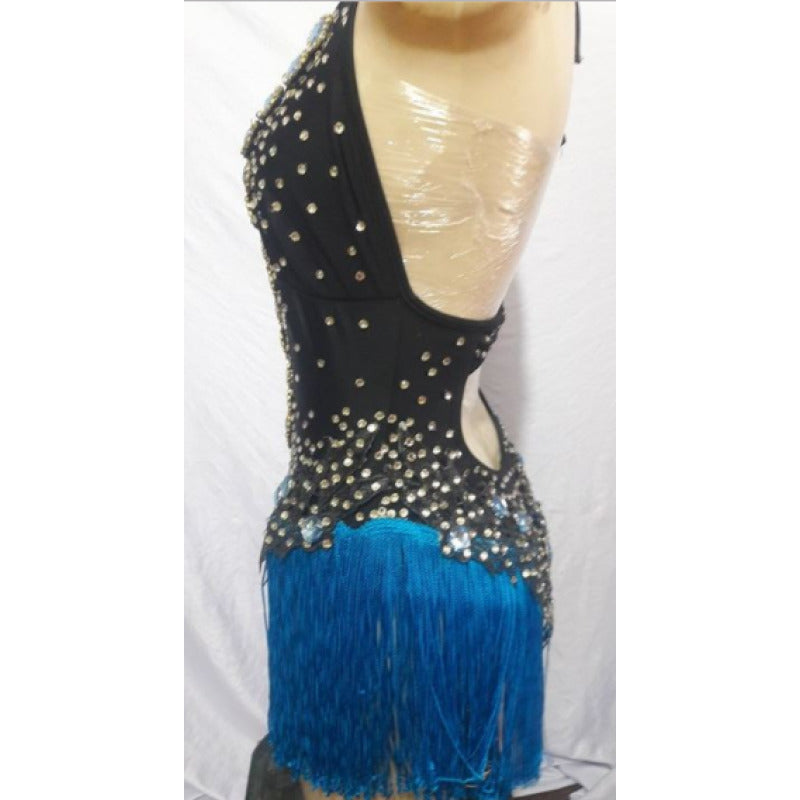 V Cut Fringes Samba Body Suit One Piece - BrazilCarnivalShop