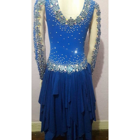 Colors Tear-Sequins & Fringes Dance Dress