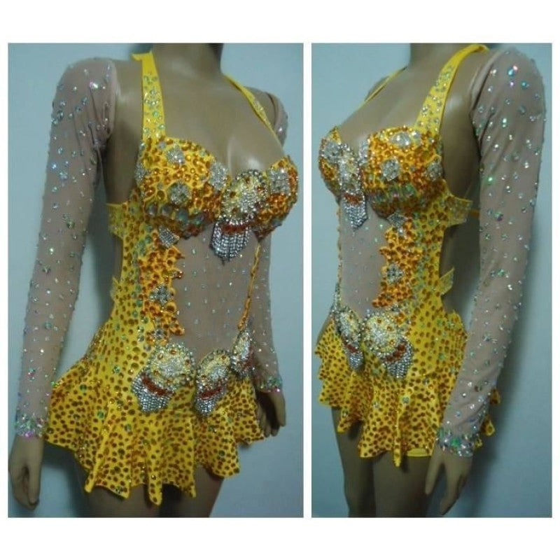 Manoela Spotlight Supreme Samba Shine One Piece - BrazilCarnivalShop