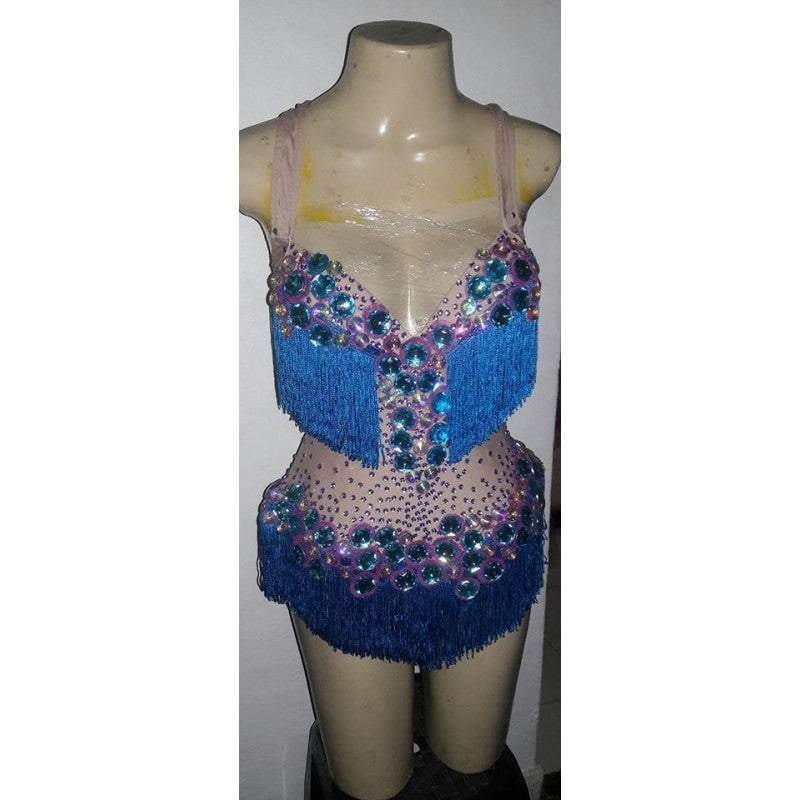 Leticia One Piece Fringes Samba - BrazilCarnivalShop