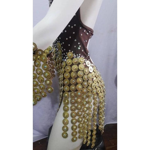 Diva de Ouro Samba Show One Piece - BrazilCarnivalShop