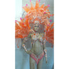 Tropical Exuberance Pink & Orange Samba Complete 10 Piece Costume - BrazilCarnivalShop