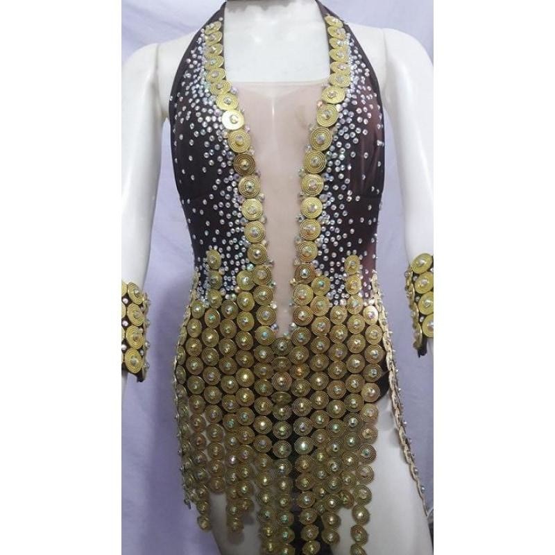 Diva de Ouro Samba Show One Piece - BrazilCarnivalShop