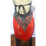 V Cut Fringes Samba Body Suit One Piece freeshipping