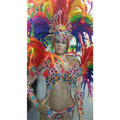 Pitanga & Green Luxury 10 Piece Samba Costume