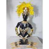 Ouro Coroa Divinal Luxury Bikini Samba Costume - BrazilCarnivalShop