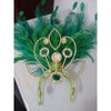 Green Paradise Feathers Parade One Piece with Headpiece - BrazilCarnivalShop